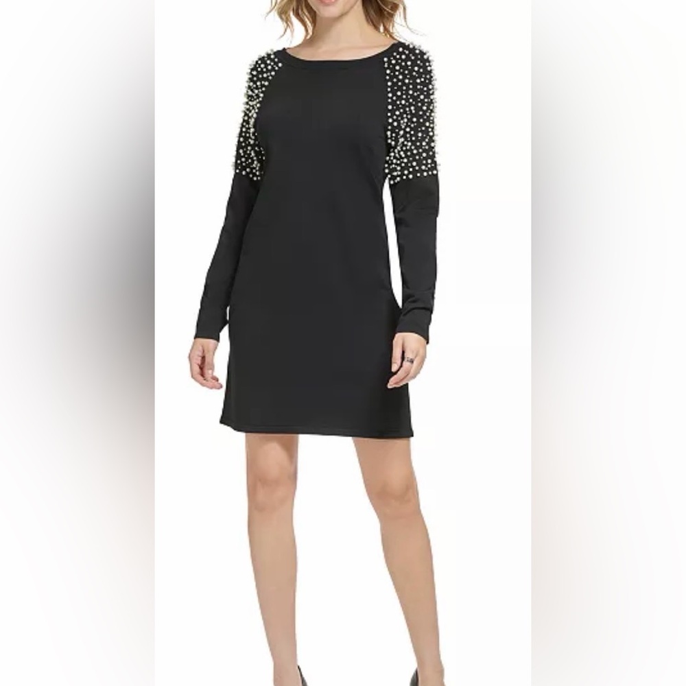 Karl Lagerfield Pearl Details Dress NWT